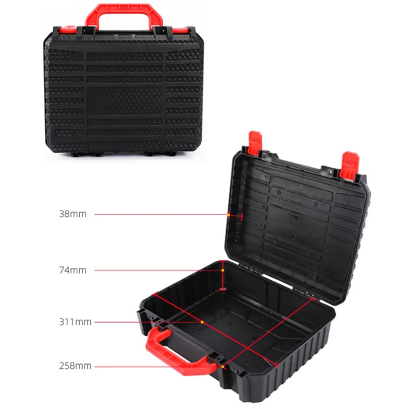 

【Perfect-Gift!】Home Repair System Replacement Hard Travel Case With Handle Storage Case Tool Case Chest Set
