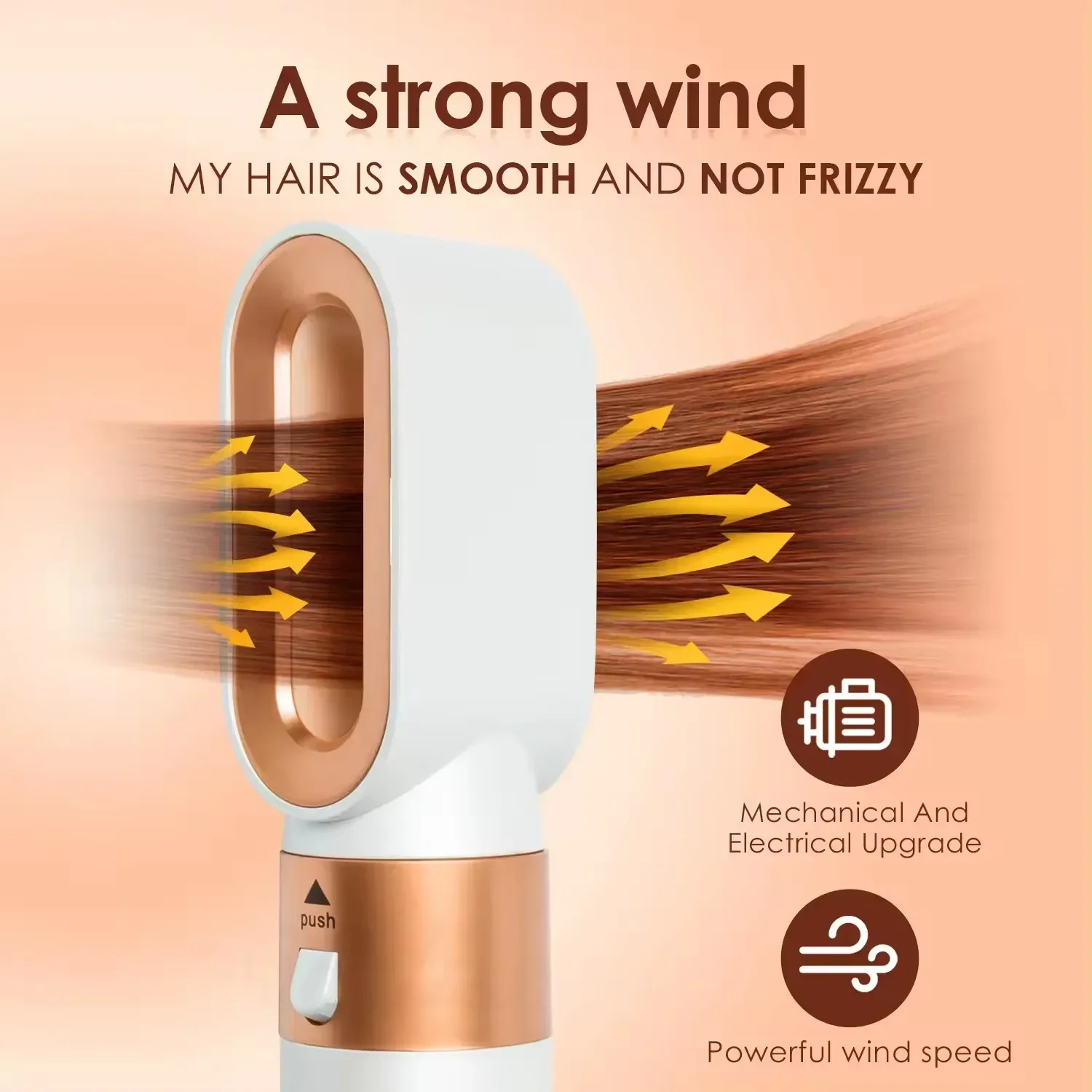 New Hair Dryer Multi Hair Styler 5 in1 Curling Iron Hair Straightener With Hair Brush Hairdryer For Hair Dryer Hair Multi Styler image 5