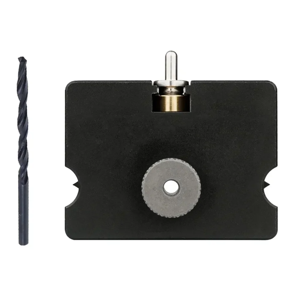 Guide Dowel Jig Hole Punch Locator Hardware Tools Quick Connect Woodworking Connector 2 In 1 60*45mm Aluminum Alloy