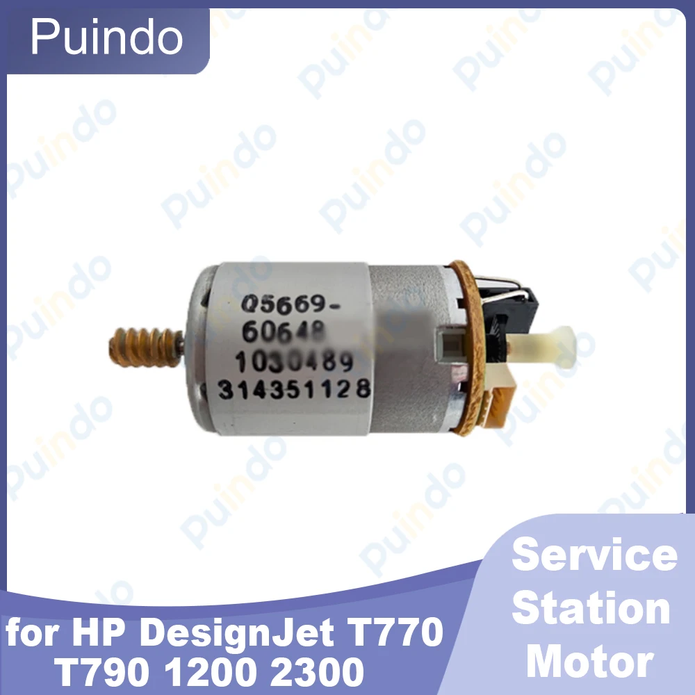 Original New Service Station with Motor Assembly for HP DesignJet T770 T790 1200 2300 Plotters Drive Mechanism Unit