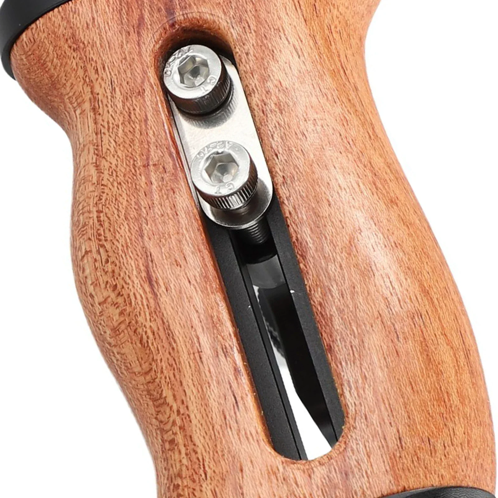 Jaula Universal para cámara DSLR, mango lateral, diseño ergonómico, jaula para conejos, mango lateral de madera, agarre para fotografía SLR