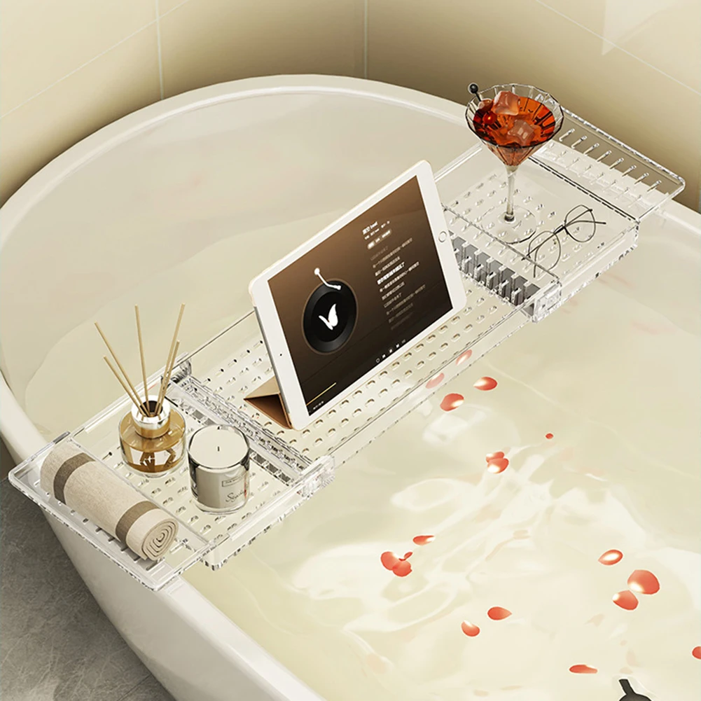 Luxury Expandable Bathtub -Cad - Bath Caddy Tray recension och pris