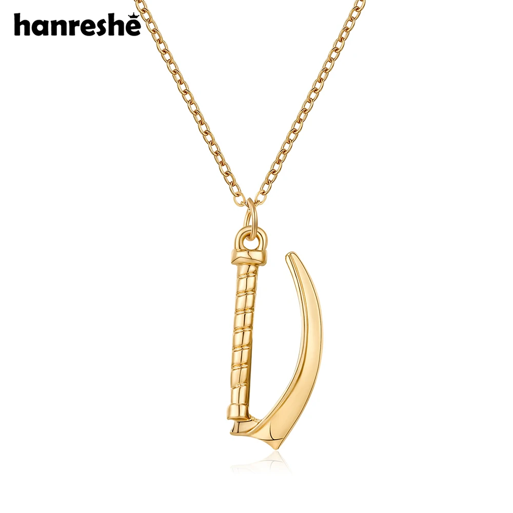 Hanreshe Medical Otolaryngology Necklace Classic Laryngoscope Intubation Pendant Jewelry for ENT Doctor Nurse