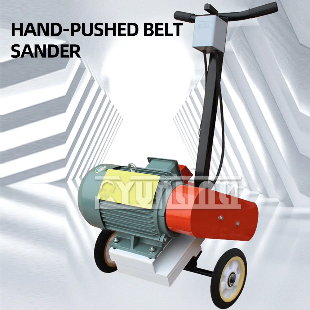 

Hand Push Belt Sander Multi-function Burr Grinding Welding Flat Blet Sending Machine Weld Oxidation Belt Polishing Machine