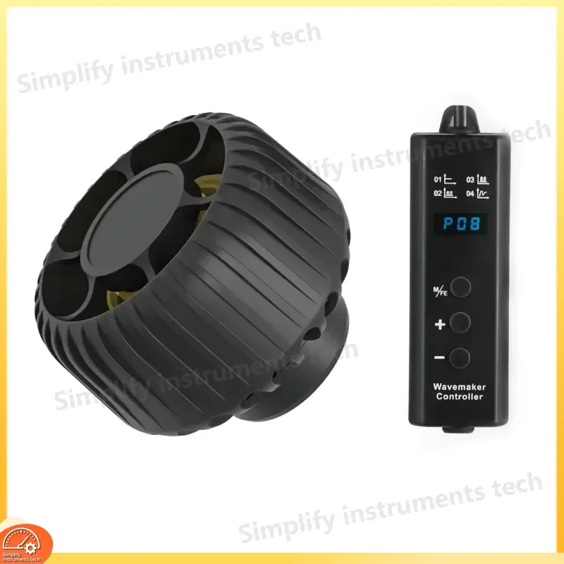 Silent DC 24V Submersible Aquarium Wave Pump 6W Large Flow Fish Tank Water Circulation Manual APP Control Plastic Accessories