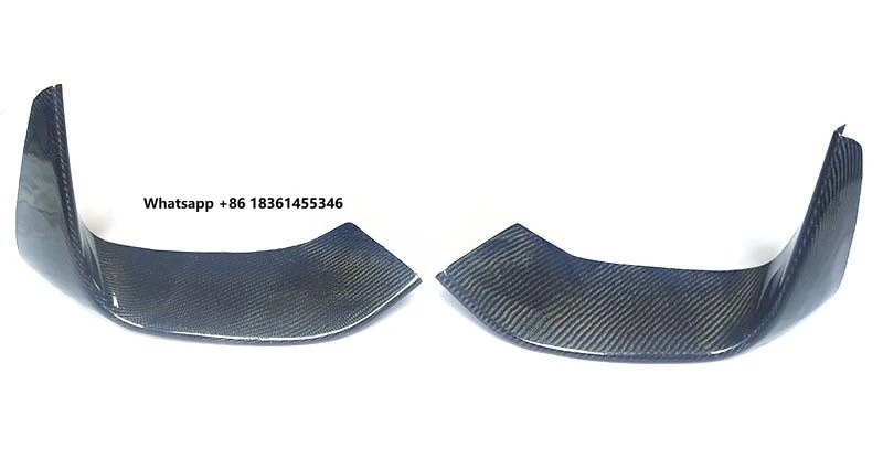 

For M3 M4 F80 F82 F83 Body Kit Real Carbon Fiber Front Side Splitter Fog Light Cover Air Vent Trim Side Outlet Intake Cover