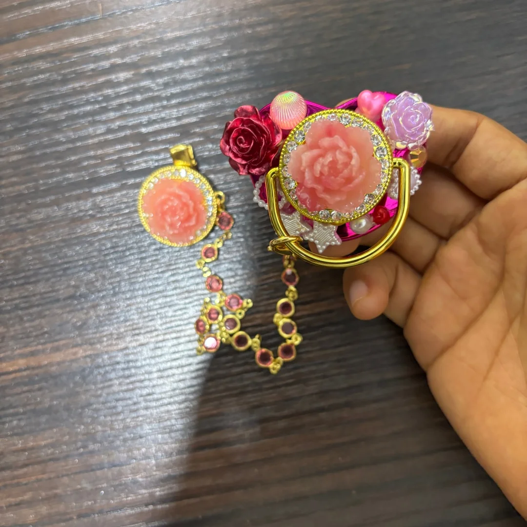 Newborn Infant Pacifier with Dust Cover and Dummy Clip Adjustable Anti Lost Daily Colorful Sweet Cute Gift chupetas 0-18M