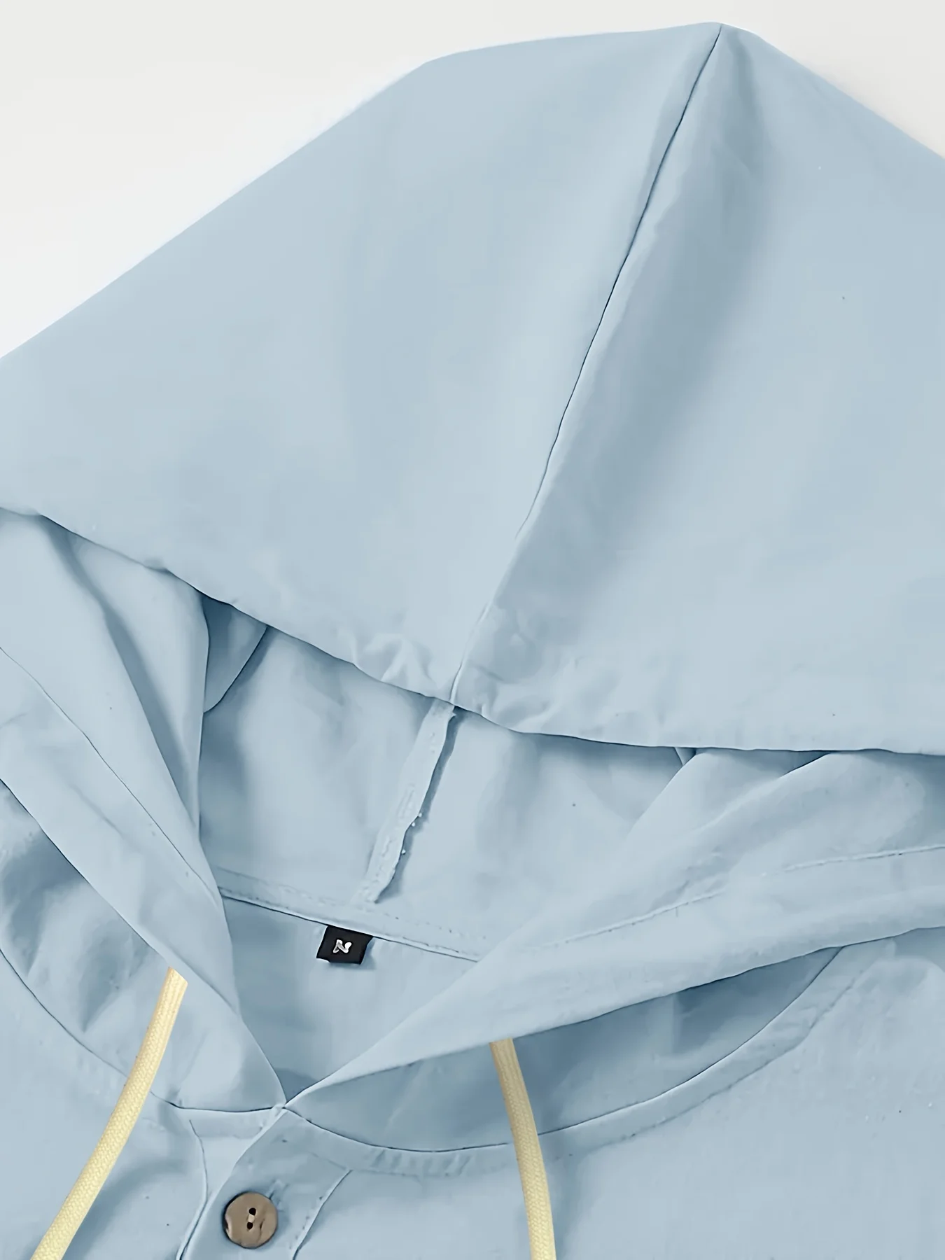 Camisa casual con capucha y botones para hombre, camisa hawaiana, para el trabajo, vacaciones, salidas diarias, desplazamientos de ocio