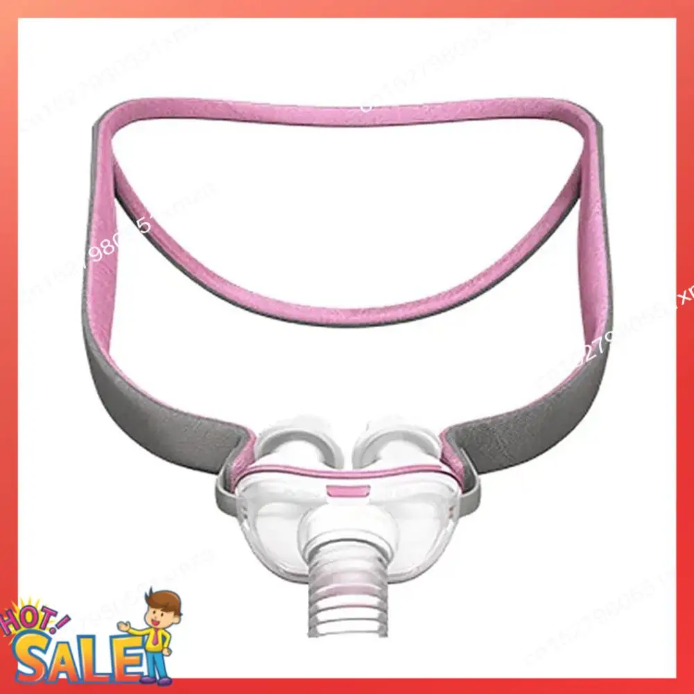 ABCL 1PCS หมวก CPAP สําหรับ Resmed Airfit P10 หมอนจมูกหน้ากาก CPAP สายรัด 1 สายรัดยืดหยุ่นและ 2 คลิปปรับ Du
