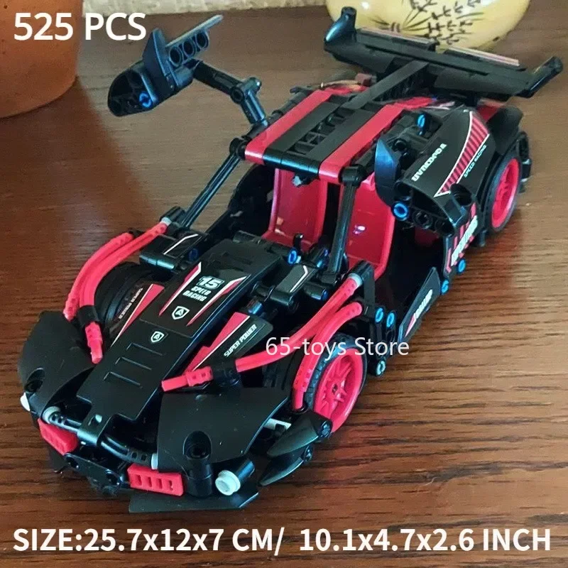 525Pcs Technical Sports Cars Super Racing Car Model Building Blocks Toys Gifts for Boys