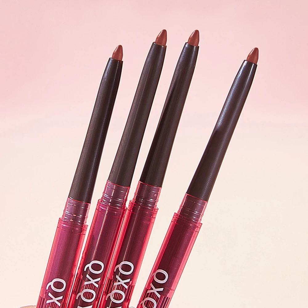 QXQY Matte Velvet Lip Liner Pen Nude Lipstick Długotrwała wodoodporna pomadka do ust Plump Lips Smooth Color Makeup Pencil
