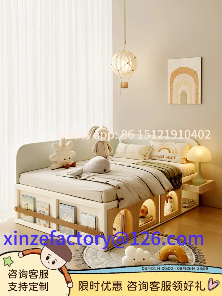 

Customizable bed for boys and girls Full wood tatami