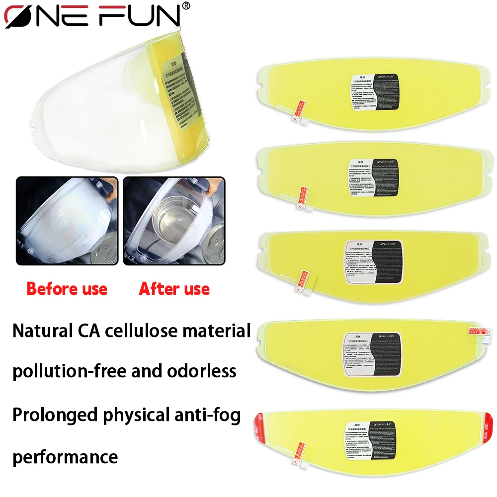 Motorcycle Helmet Visor Anti Fog Film for Shark Spartan Carbon/Spartan/Skwal 2/D-Skwal 2 Pin Anti-Fogging Stickers Snap On Inser