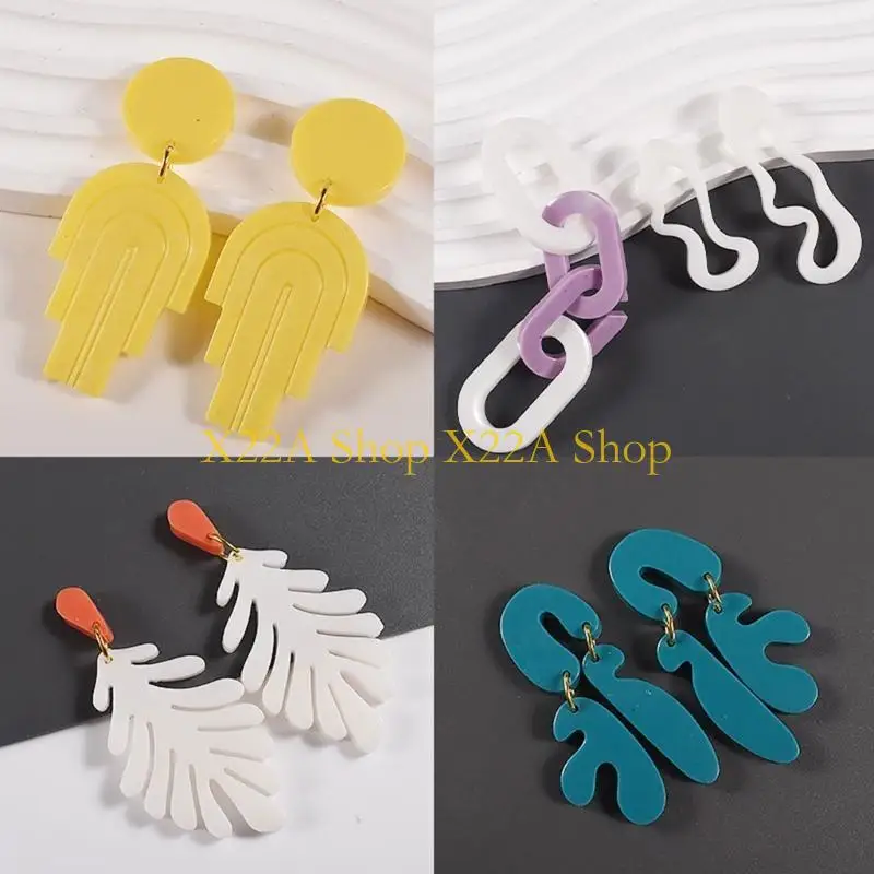 Unique Geometry Earrings Pendant Mold Pendant Decoration Multiple Styles Irregular Mold