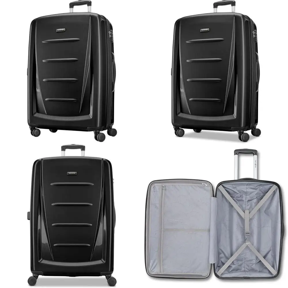 

Expandable Hardside Spinner Luggage with Anthracite Finish - Large 28-Inch
