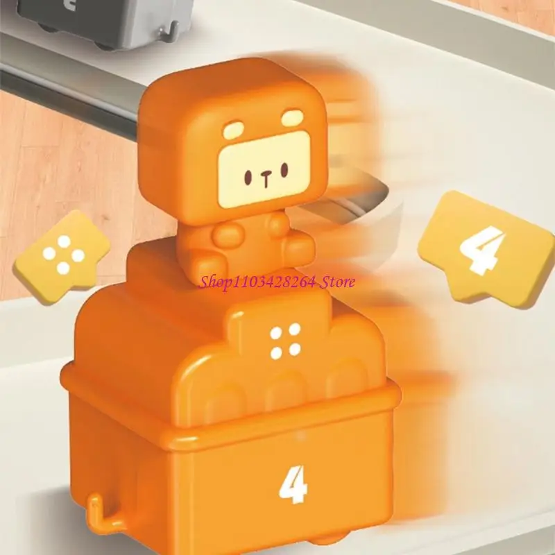  Educational Train Set Toy for Toddler Enhancing Counting Skill Creativity Play