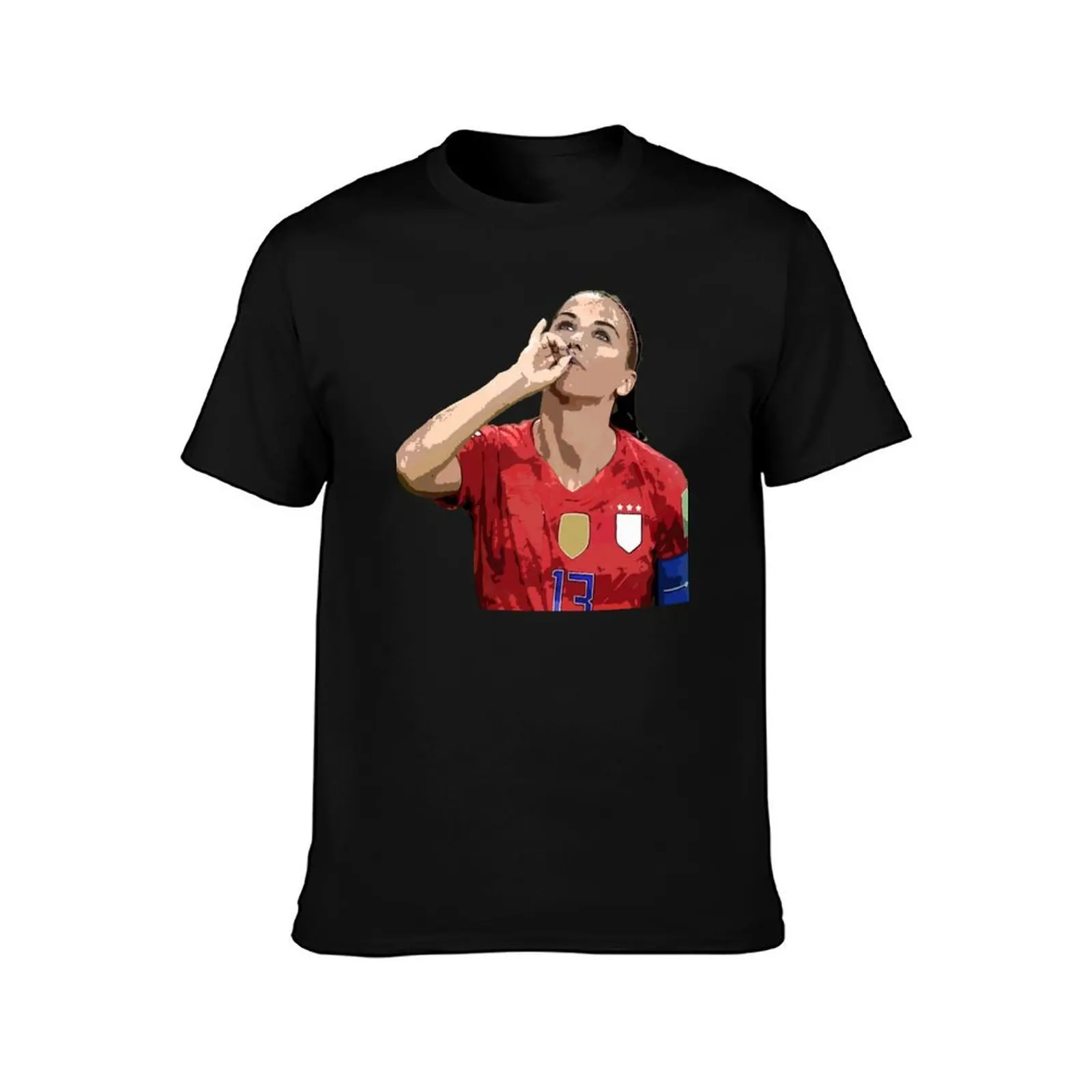 تي شيرت Alex Morgan تي شيرت رجالي قطن تي شيرت للرجال حزمة تي شيرت قطني برسومات للرجال تي شيرت #2