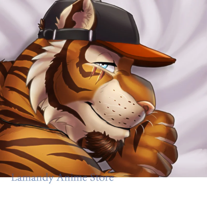 Dakimakura Anime Coach Night Tiger Double-Sided Print Pillowcase Life-Size Body Pillow Cover