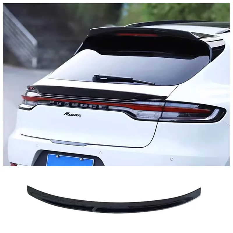 

Fits For Porsche Macan 2019 2020 2021 2022 High Quality Carbon Fiber Rear Trunk Lip Spoiler Splitter Wing