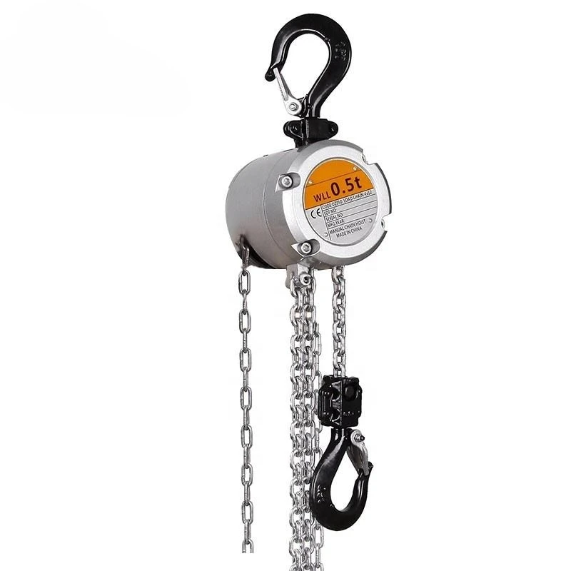 Mini Hand Chain Hoist 0.25 0.5 Ton 3M Lift CE Certified Portable Manual Lever Hoist Block NEW