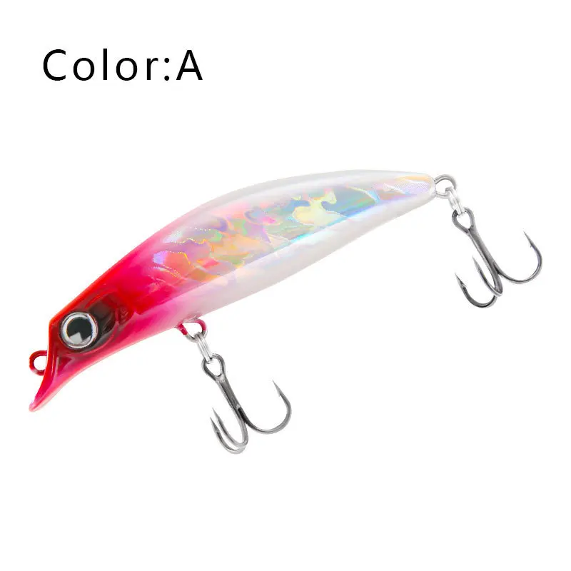 طويلة المدى العائمة الشفاه أقل البلمة 75 مللي متر 7 جرام إغراء الطعم الاصطناعي الصيد معالجة اكسسوارات جمع #6