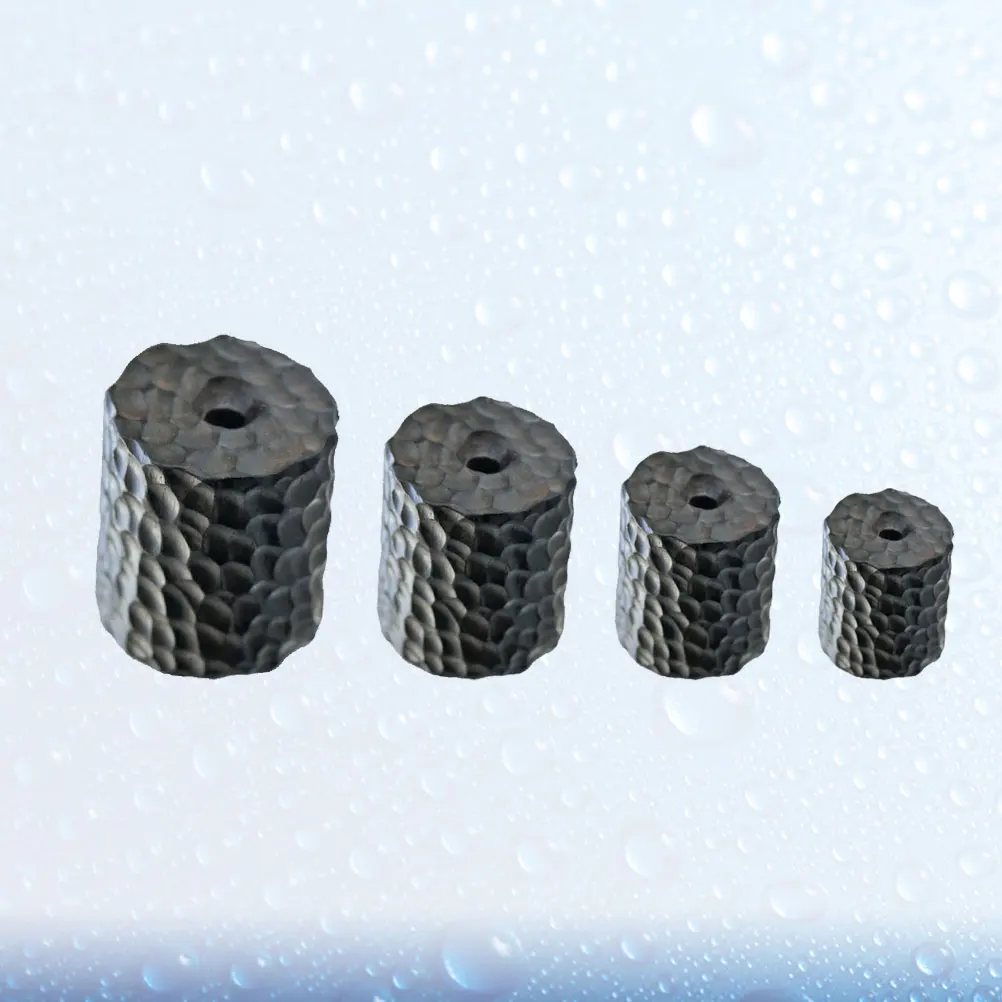

4 Pcs Ebony Beads DIY Craft Accessories Buddha Rosary Carved Wooden Jewelry Making