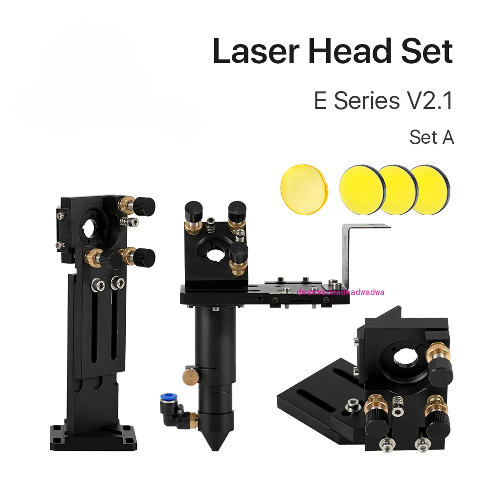 

Cloudray E Series: CO2 Laser Head Set + 1 Pcs Focusing Lens + 3 Pcs Si / Mo Mirrors for Engraver Cutting Machine Parts