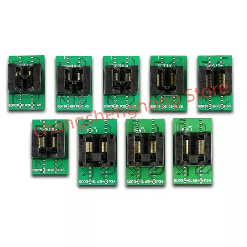 

1pcs SOP8 burning seat soic14/16/18/20/24/28 to DIP chip socket programmer IC test seat