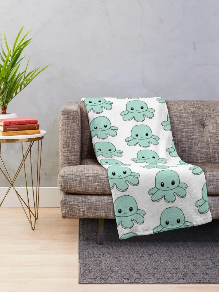 Cute octopus plushie Throw Blanket Travel For Baby sofa bed Blankets