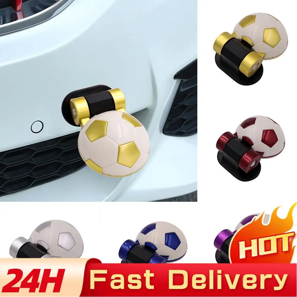 Universal Car Tow Hook, Personalized Adhesive U Shape Style Rear Bumper Safety Hook, Front Auto Accessories Football Decora K2B8