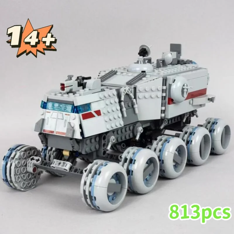 

New Arrival Galaxy FIT 75413 The Republic Juggernaut Building Blocks Transport Vehicle Model Bricks Toy Kid Xmas Christmas Gifts