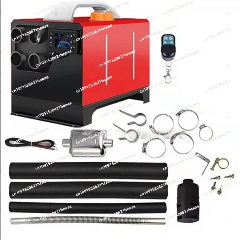 Suitable for LCD +Pipe  Air Heater  Truck Heater Accessories2-8KW Car Air Parking Heater 12/24V Dual Voltage