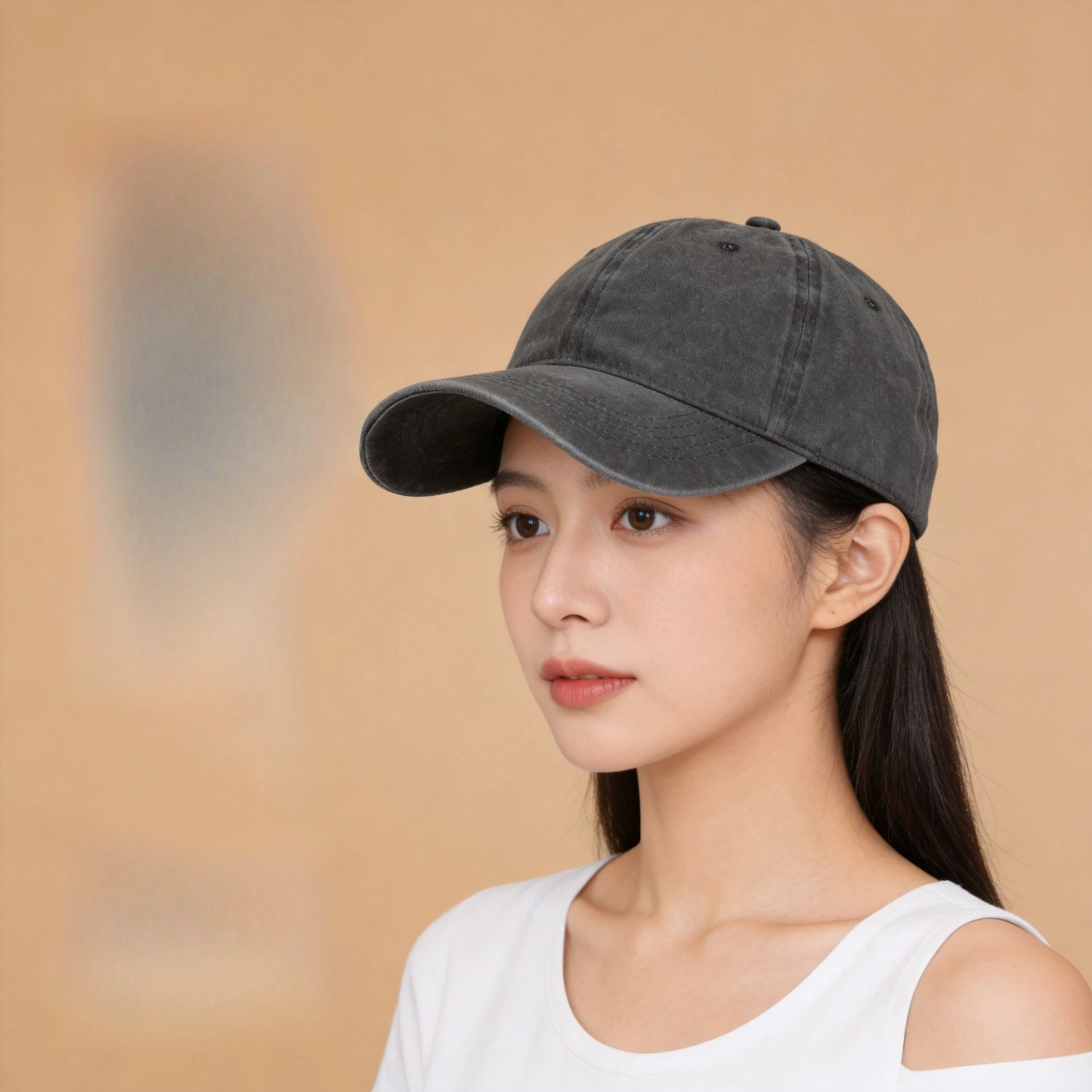 1 golf hat premium baseball cap soft top cap men's and women's washed old retro dad hat