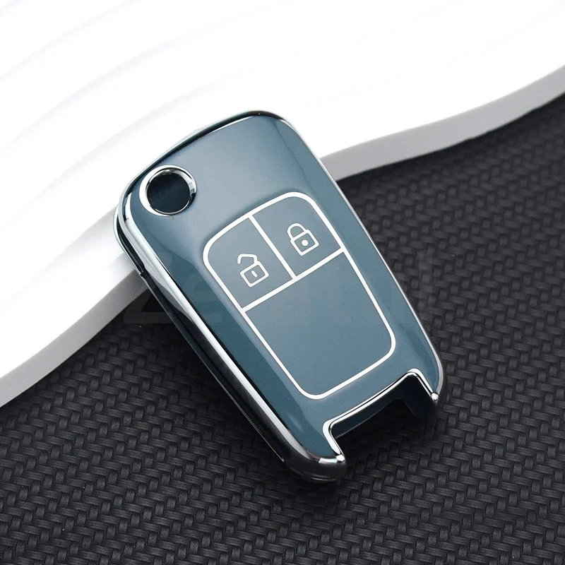 Shell Fob for Chevrolet Cruze Aveo Trax Sail Malibu Captiva Opel Vauxhall Astra J Corsa Insignia Mokka TPU Car Key Case Cover