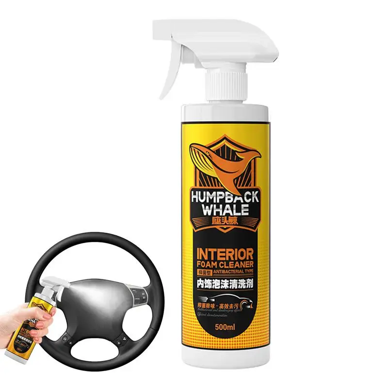 

For Refer To Description Cars Seat Cleaner Deep Cleaning Car Interior Cleaner Mild Design Long-Lasting Elegant Fragrance Foam