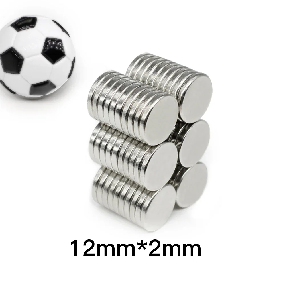 10-200PCS 12x2mm N35 Neodymium Disc Magnet 12*2 mm Rare Earth Round Permanent Magnet 12x2 Strong Powerful Magnets