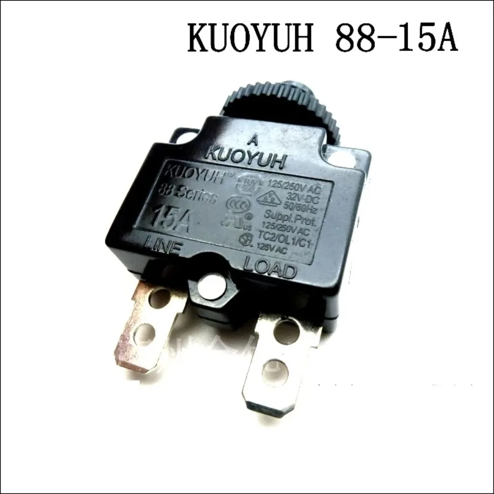 88 Series 15A Circuit Breakers KUOYUH Overcurrent Protector Overload Switch