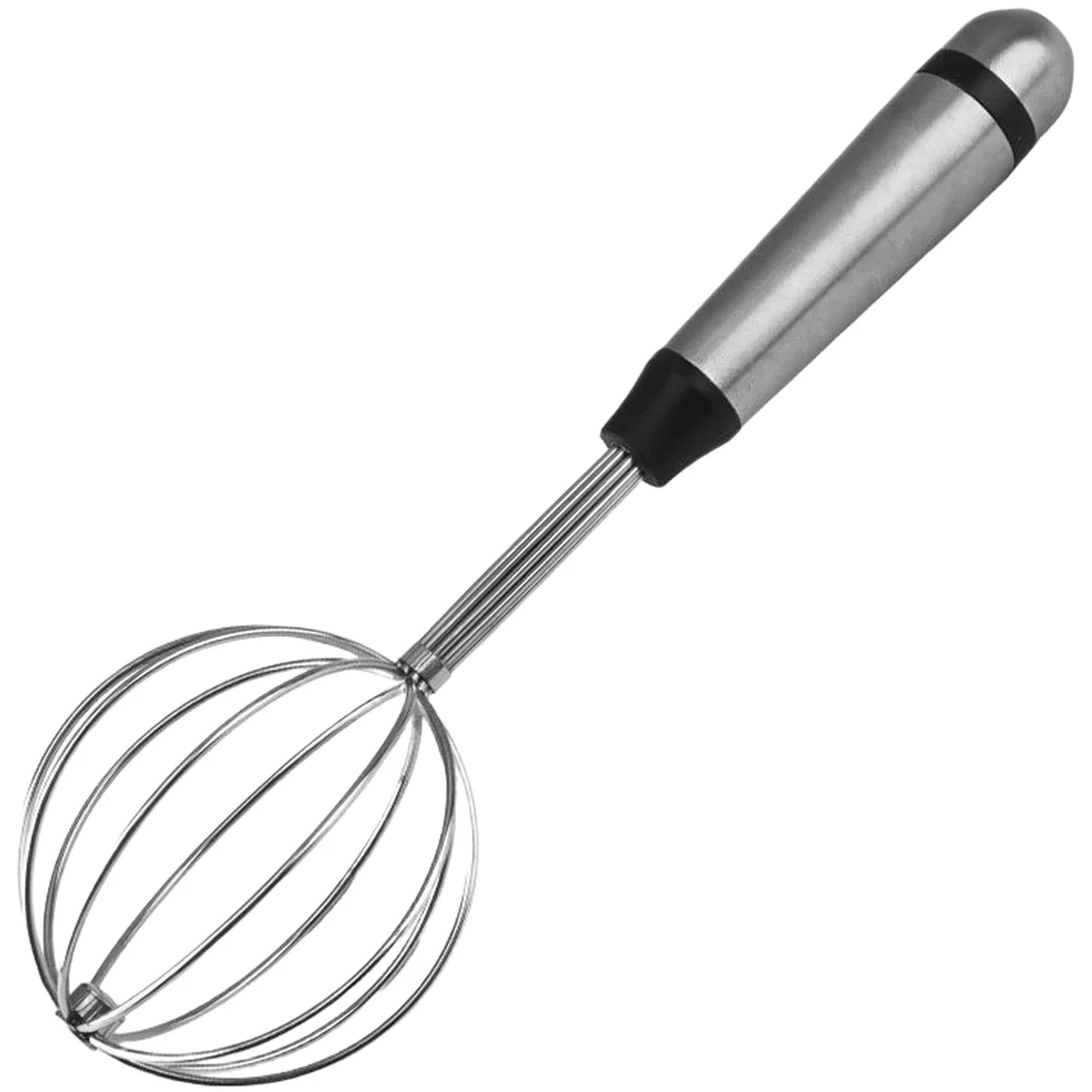 Stainless Steel Egg Beater Set 3 pcs for Mixing Whipping Eggs Batter Flour Thickened Wires 25.3 24 23 cm Length