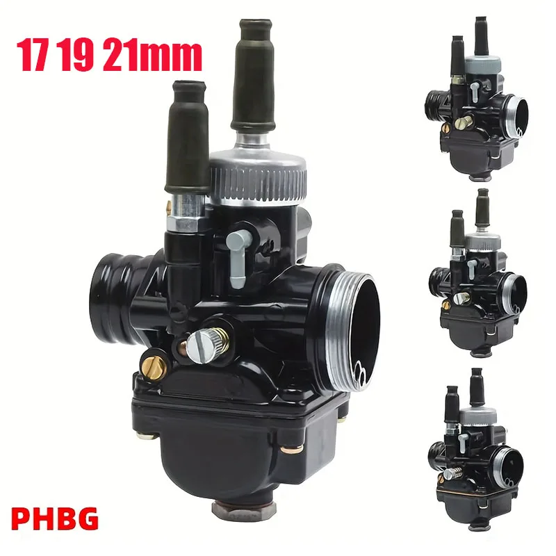 Moto PHBG 17mm 19mm 21mm Carburedor para Yamaha KTM Puch Zuma Jog Scooter 50cc 90cc BWS100 Racing Moto carburador