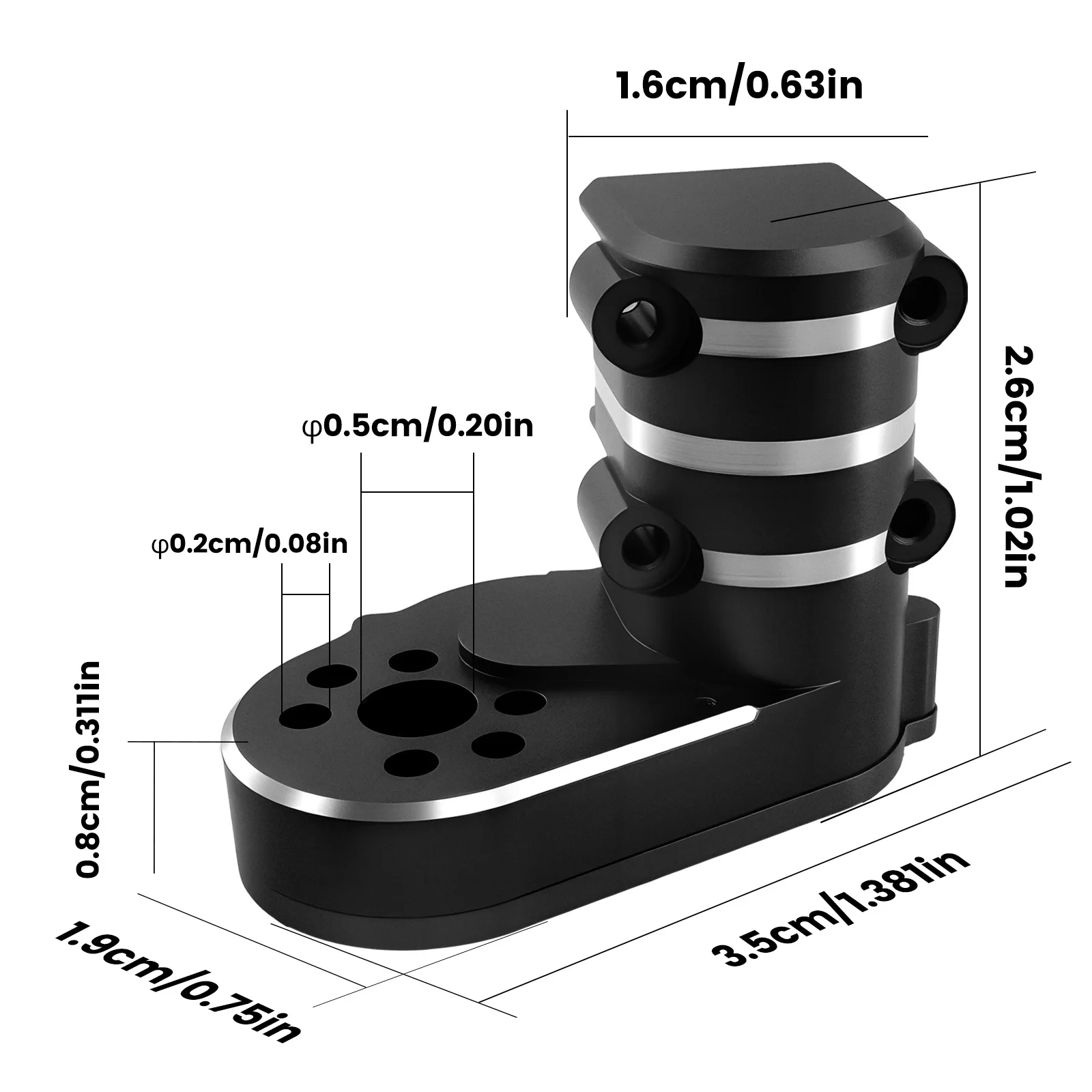 Black Brass Skid Plate &  Transmission Housing Accessories For 1/30 SCX30 Upgrade Parts RC Car 4X4 RTR Brushed Rock Crawler