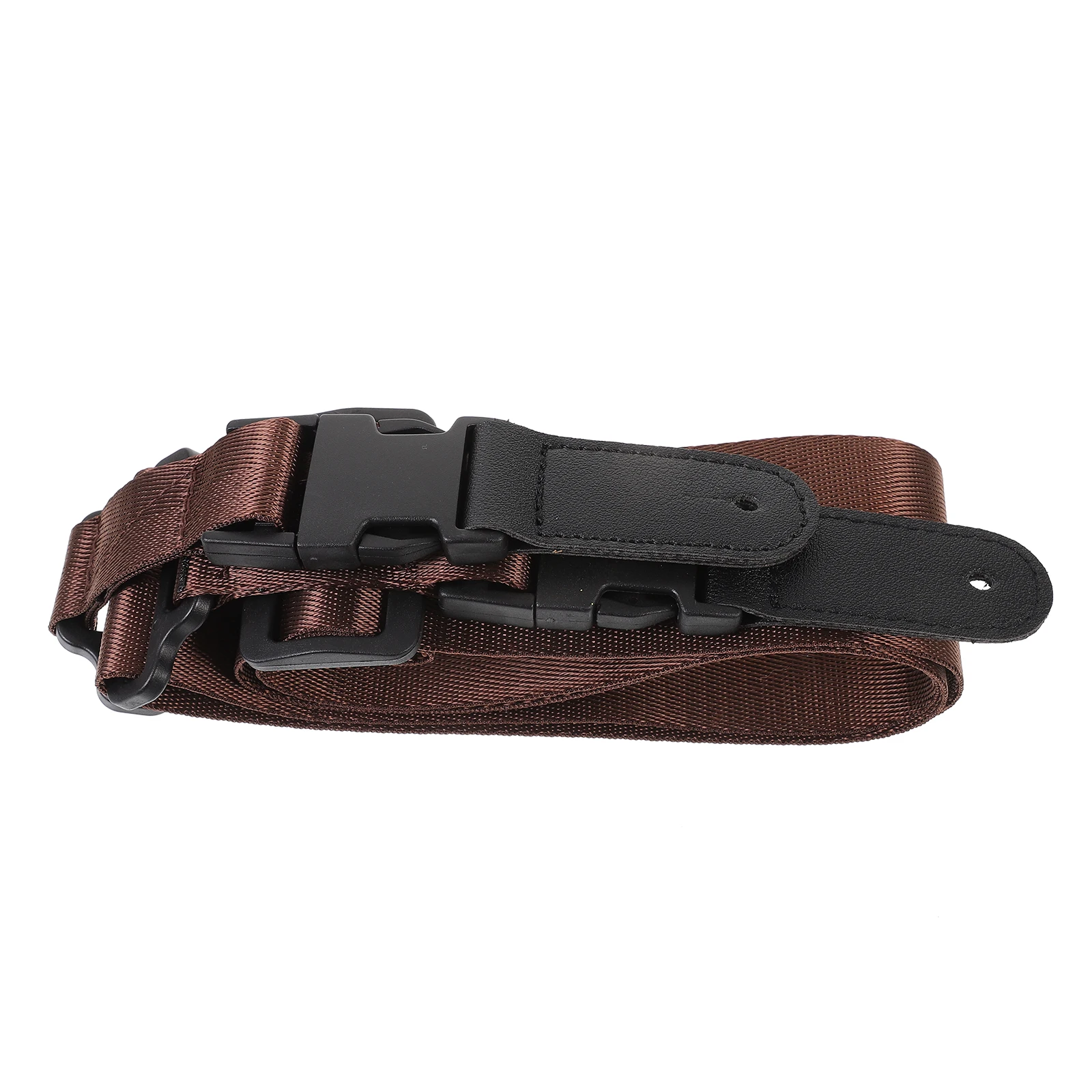 

Guitar Strap S502-A Coffee Color Nylon Bass Electric Adjustable Shoulder Sling Instrument Straps For Guitar Players