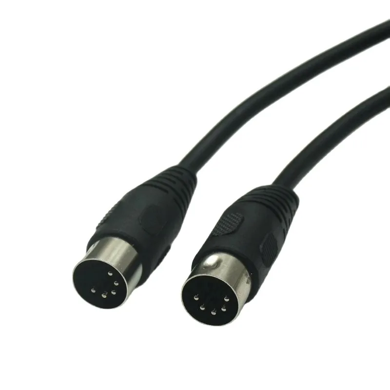 Male to  MIDI 5 Pin Plug    DIN Audio Extension  Cable Cord din-pin M/M  Adapter 1m 1.m 3M m   PIN