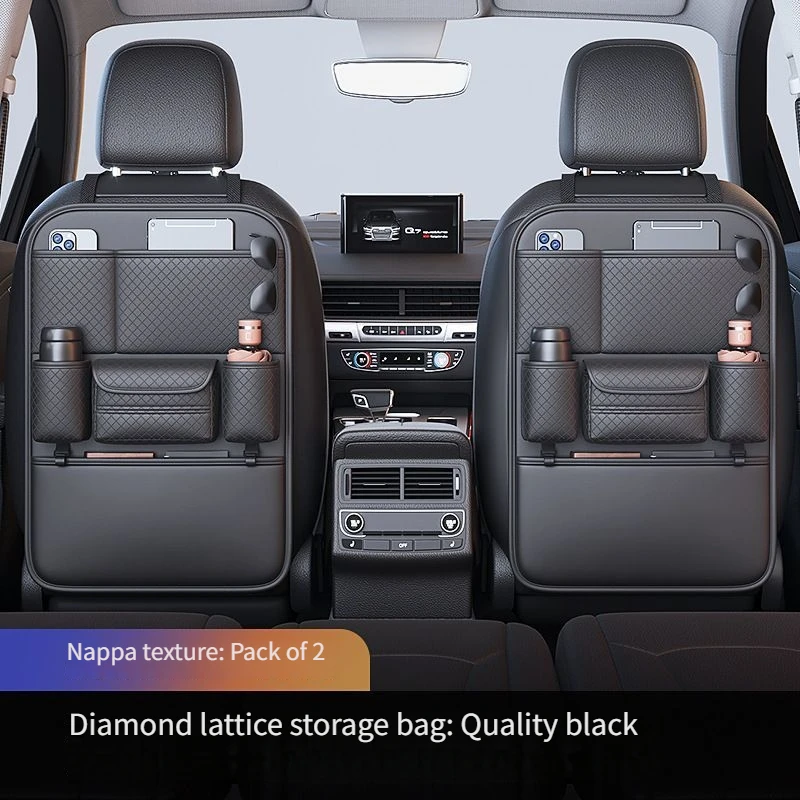 front-and-rear-car-seat-back-organizer-with-two-cup-holders-tissue-box-pu-leather-kick-proof-easy-clean-multi-storage-solution