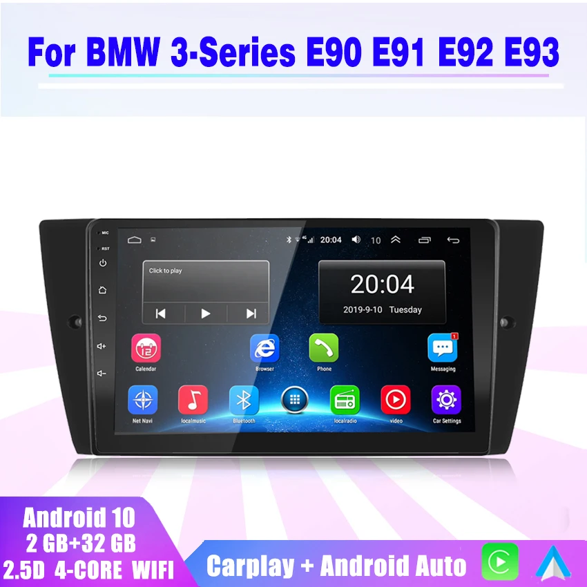 

2din 2+32G car stereo android radio multimedia player carplay Auto GPS navigation For BMW E90 E91 E92 E93 3-Series