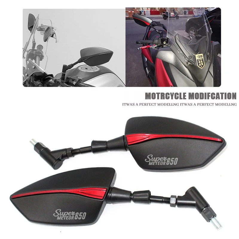 

For Super Meteor 650 2023 Motorcycle Side Mirror rearview Mirrors