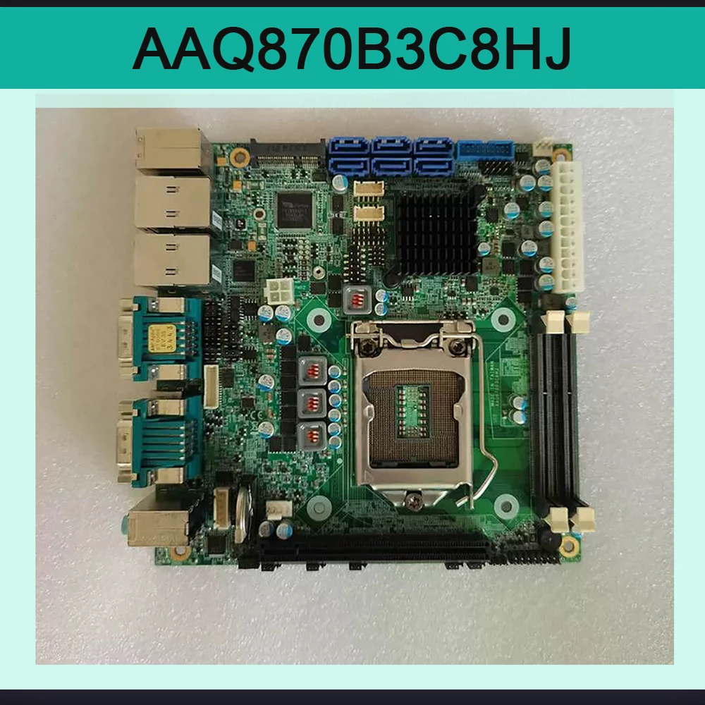 For Industrial Control Motherboard 17X17 WMIX-Q870 AAQ870B3C8HJ