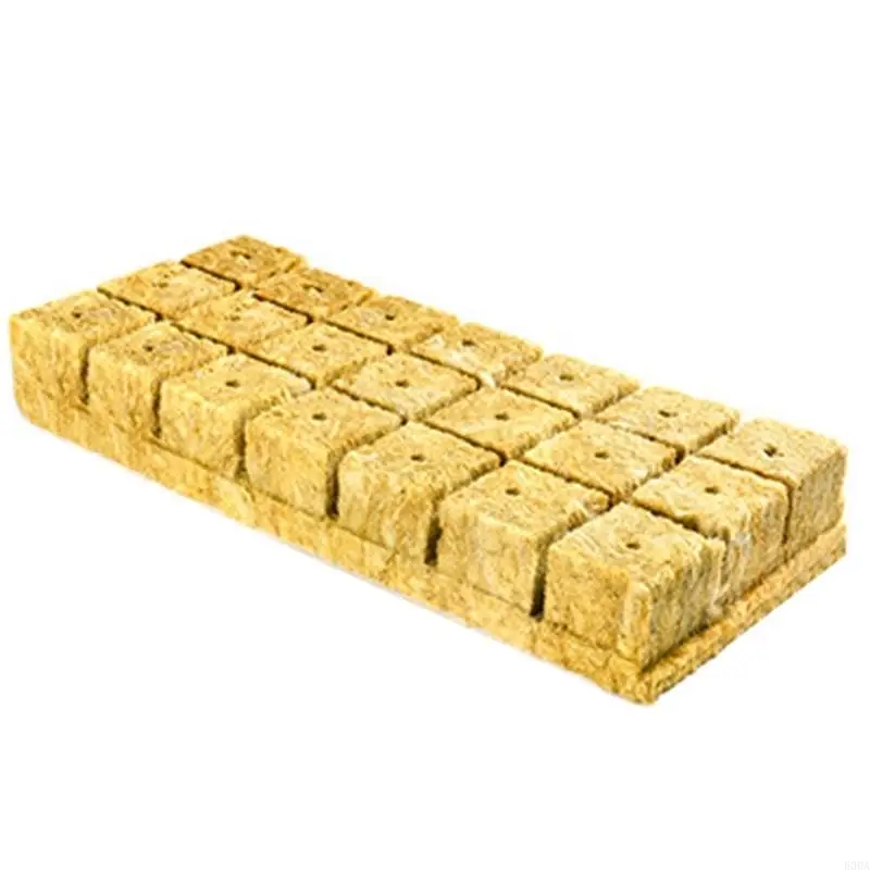 Rock Wool Cubes Garden Rock Wool Stonewool Grow Cubes Starter Plug for Hydroponi 