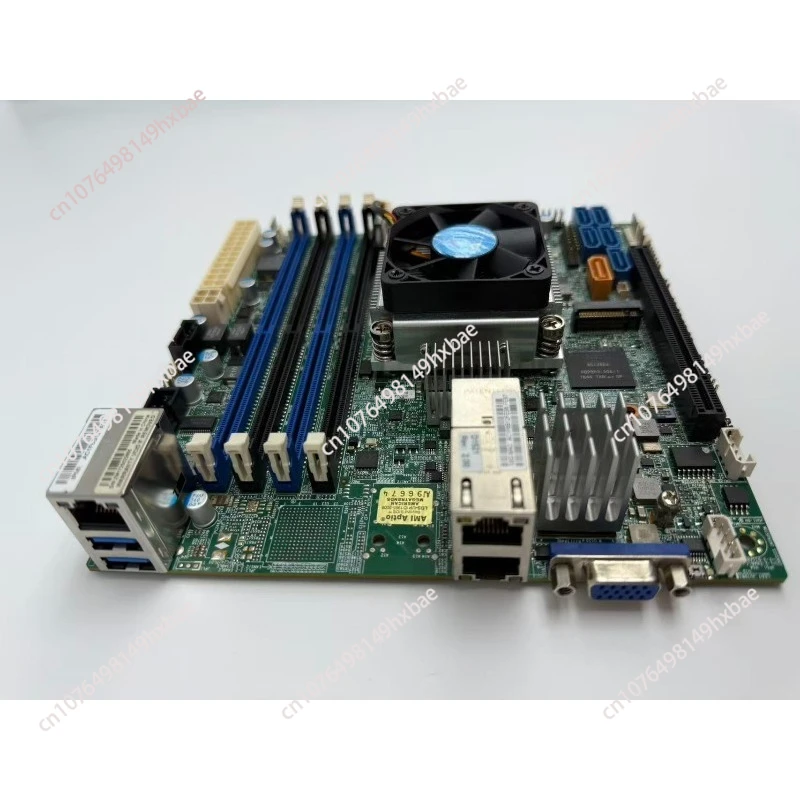 D-1521 PCIe x16 10Gbe m.2 IPMI ITX DDR4 server in good condition  X10SDV-4C-TLN2F Second Hand