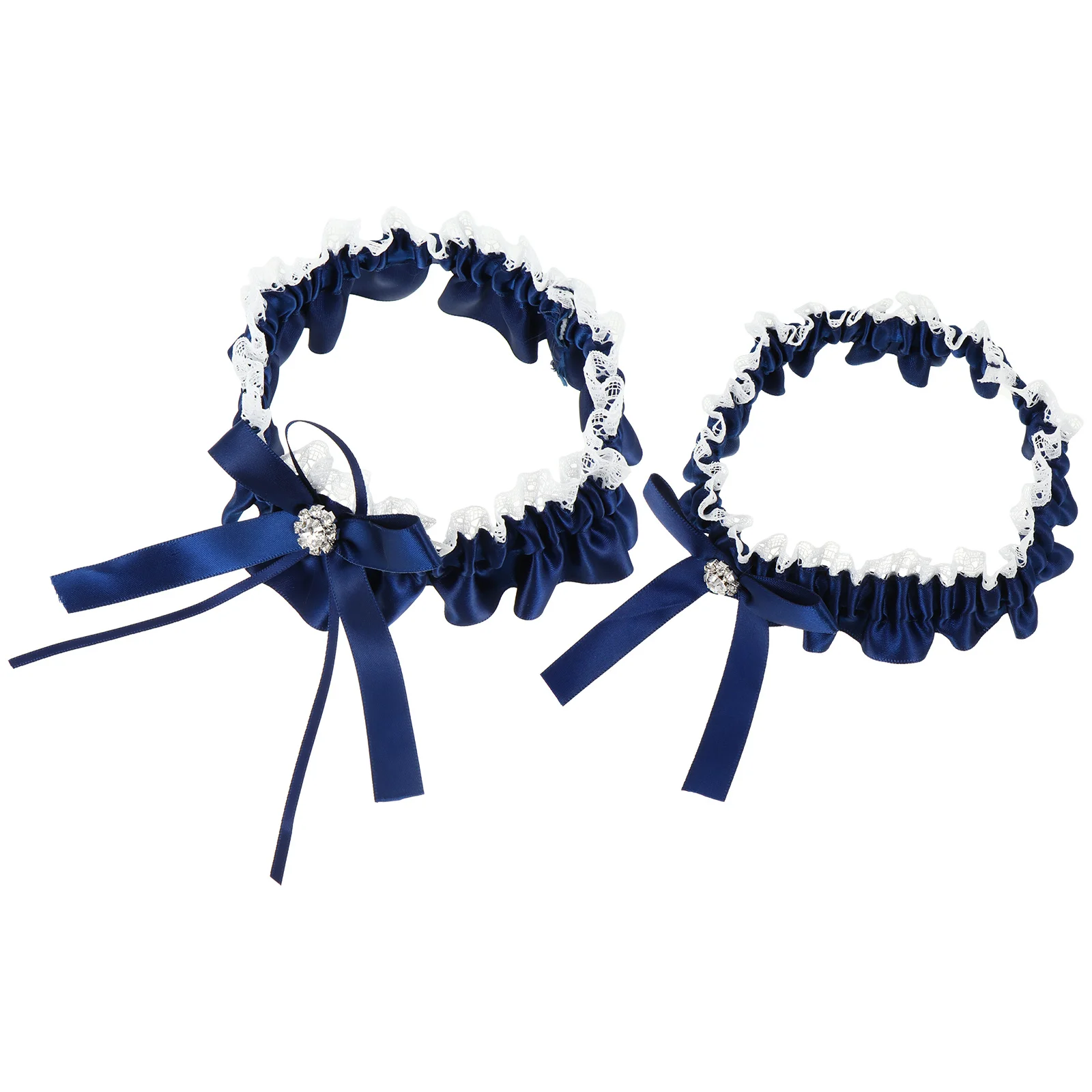 

1Pair Lace Garter Elegant Bowknot Elastic Thigh Ring Wedding Accessory Bridal Leg Decoration Comfortable Classic Style