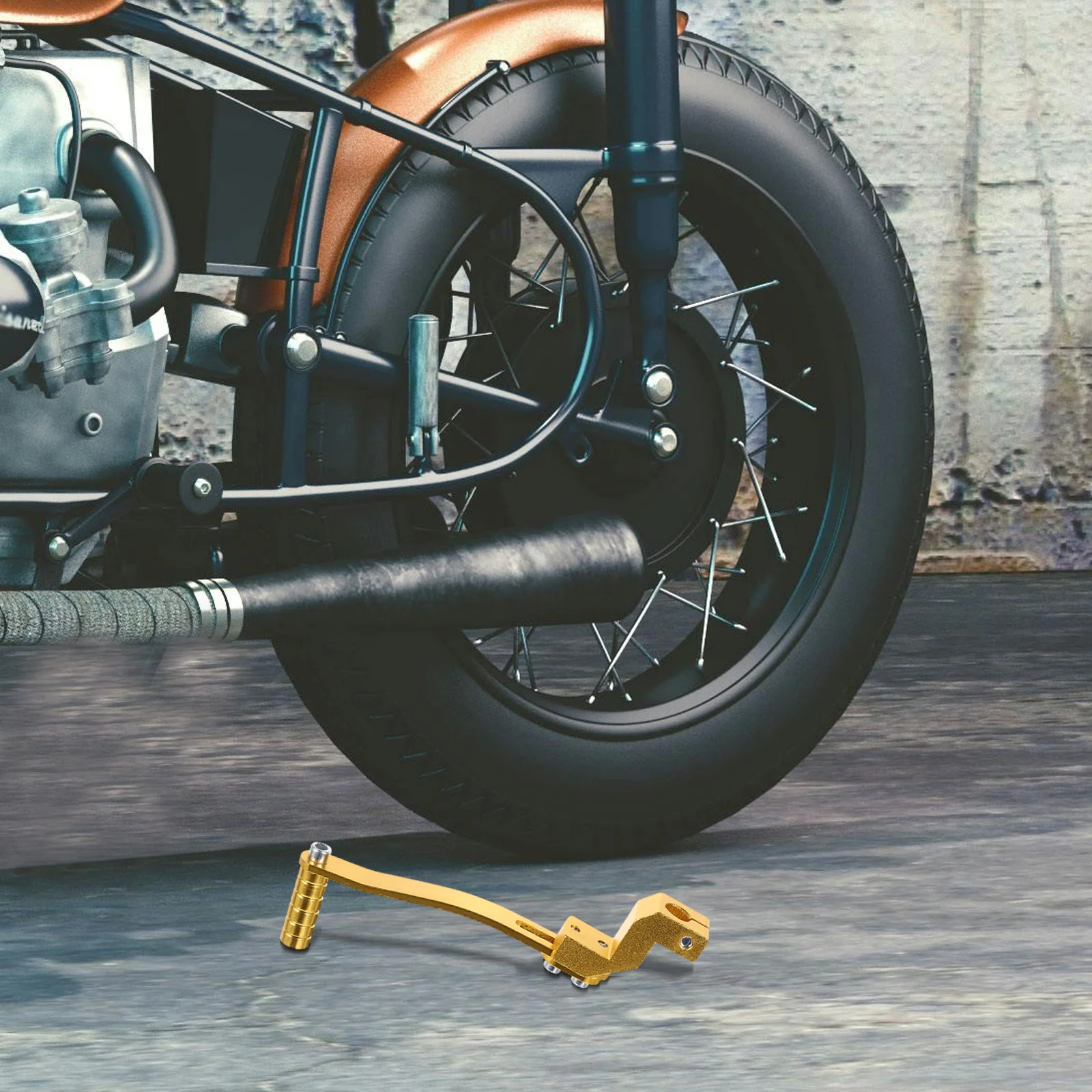 

Motorcycle Gear Shift Lever Aluminum Alloy Universal Fit Smooth Shifting Durable Bike Gear Shifter Pedal Motorcycle